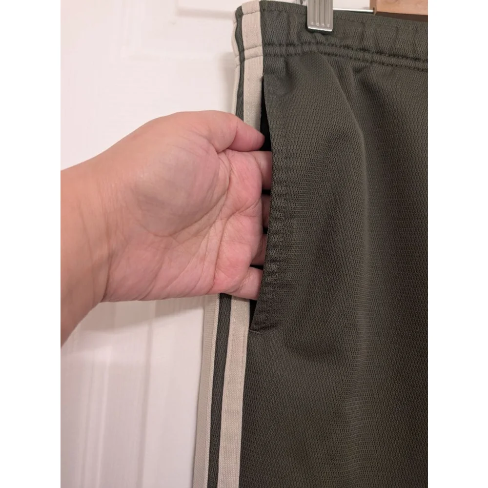 Vintage Nike Libero Track Pants - Olive Green Cargo Colorway Mens L -Y2K Soccer